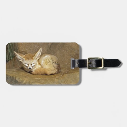 fennekfox bagagelabel (Voorkant horizontaal)