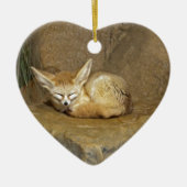 fennekfox keramisch ornament (Voorkant)