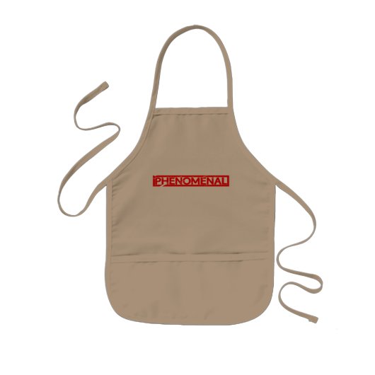 Fenomenaal Stempel Kinder Schort (Voorkant)