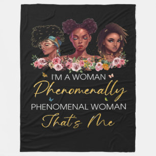 Fenomenal Woman Fleece Blanket