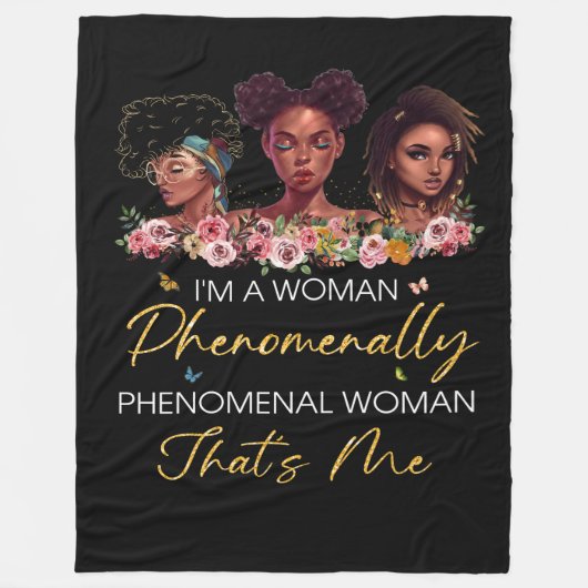 Fenomenal Woman Fleece Blanket (Voorkant)