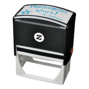 "Fenomenal Work!" + Rubber Stempel Tiller