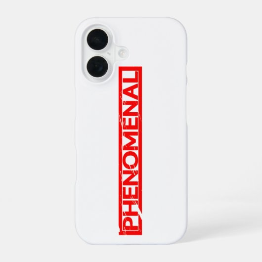 Fenomenale Stamp iPhone 16 Hoesje (Achterkant)