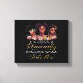 Fenomenale vrouw op het Canvas (Voorkant)