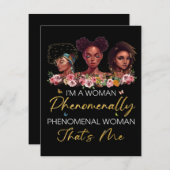 Fenomenale Vrouwenkaarten Notitiekaartje (Voorkant / Achterkant)