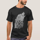 Fenrir Fenrir Wolf van Odin Vikings Asgard Valhall T-shirt (Voorkant)