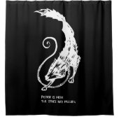 Fenrir Fenris is gratis hondenwandelende norse myt Douchegordijn (Voorkant)