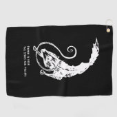 Fenrir Fenris is gratis hondenwandelende norse myt Golfhanddoek (Horizontaal)