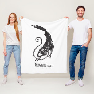 Fenrir Fenris is vrije hond viking noordse mytholo Fleece Deken