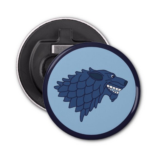 Fenrir/Fenriswolf Button Flesopener (Voorkant)
