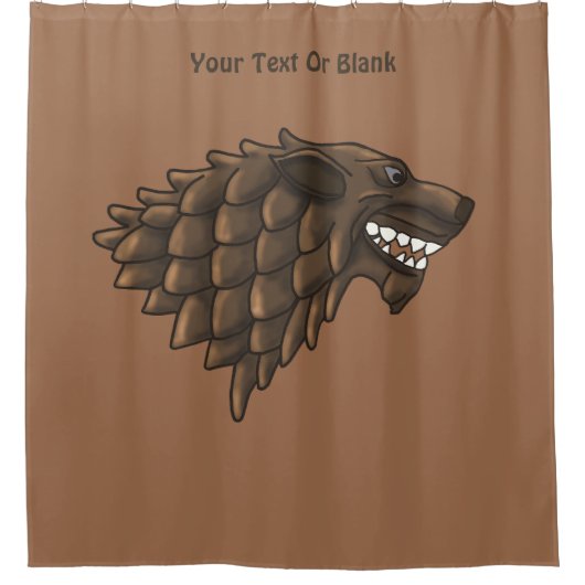 Fenrir/Fenriswolf Douchegordijn (Voorkant)