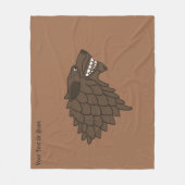 Fenrir/Fenriswolf Fleece Deken (Voorkant)