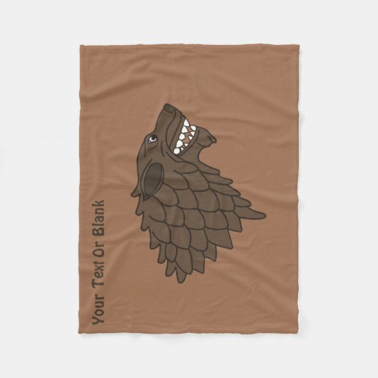 Fenrir/Fenriswolf Fleece Deken (Voorkant)