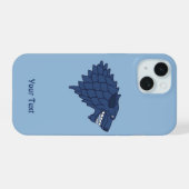 Fenrir/Fenriswolf iPhone 15 Case (Achterkant horizontaal)
