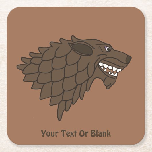 Fenrir/Fenriswolf Kartonnen Onderzetters (Voorkant)