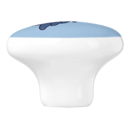 Fenrir/Fenriswolf Keramische Knop (Zijkant)