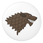 Fenrir/Fenriswolf Keramische Knop (Voorkant)
