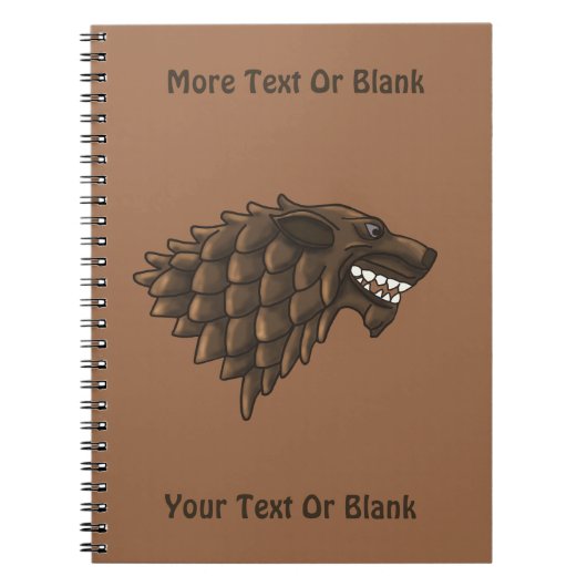 Fenrir/Fenriswolf Notitieboek (Voorkant)