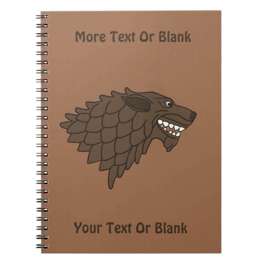 Fenrir/Fenriswolf Notitieboek (Voorkant)