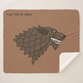 Fenrir/Fenriswolf Sherpa Deken (Voorkant (horizontaal))