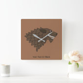 Fenrir/Fenriswolf Vierkante Klok (Huis)