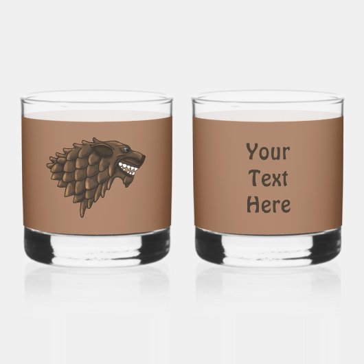 Fenrir/Fenriswolf Whisky Glas (Voorkant)