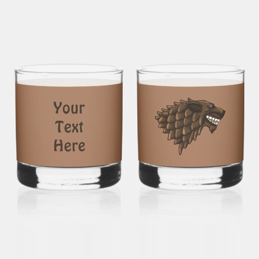 Fenrir/Fenriswolf Whisky Glas (Achterkant)