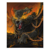 Fenrir Foto Afdruk (Voorkant)