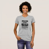 Fenrir Greyback Gezocht Poster T-shirt (Voorkant volledig)