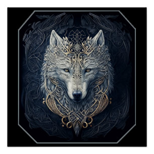 Fenrir, Kind van Loki Perfect Poster