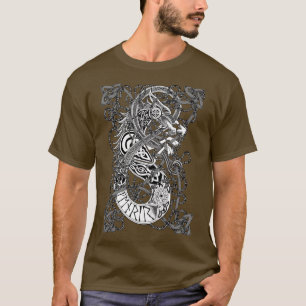 Fenrir Norse Mythology Wolf T-shirt