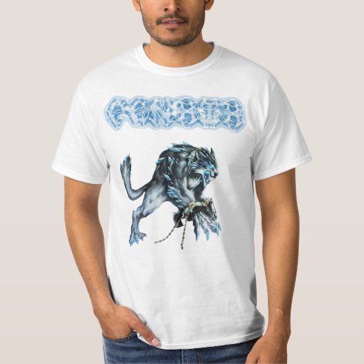 Fenrir Wolf God Norse T-shirt (Voorkant)