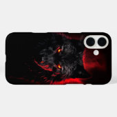Fenrir - Zwarte wolf met rode ogen Case-Mate iPhone Case (Achterkant (horizontaal))