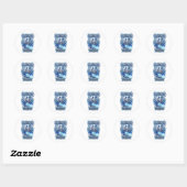 Fenris de bewaker van de maan ronde sticker (Vel)