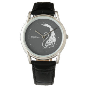 Fenris is vrije hond viking noorse mythologie grun horloge