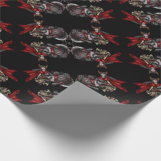 Fensalir's deur: Yuletide Kindness Cadeaupapier (Hoek)