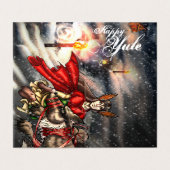 Fensalir's Door: Yuletide Vriendelijkheid Groeten  Kaart (Buitenkant ongevouwen)