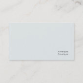 Fenster Visitekaartje (Achterkant)