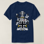Fenton Coat of Arms Family Crest 1 T-shirt (Design voorkant)