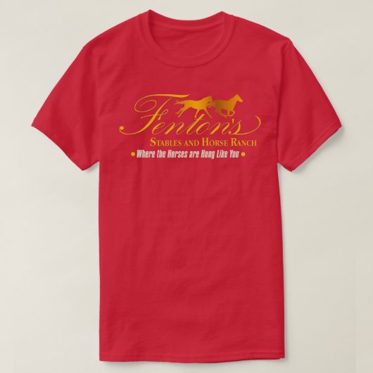 Fentons Stallen en Paardenranch T-shirt (Design voorkant)