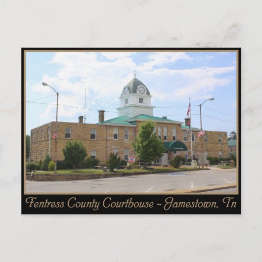 Fentress County Courthouse - Jamestown, TN Briefkaart (Voorkant)