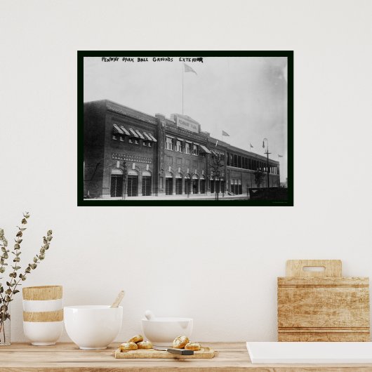Fenway Park Boston Baseball 1914 Poster (Keuken)
