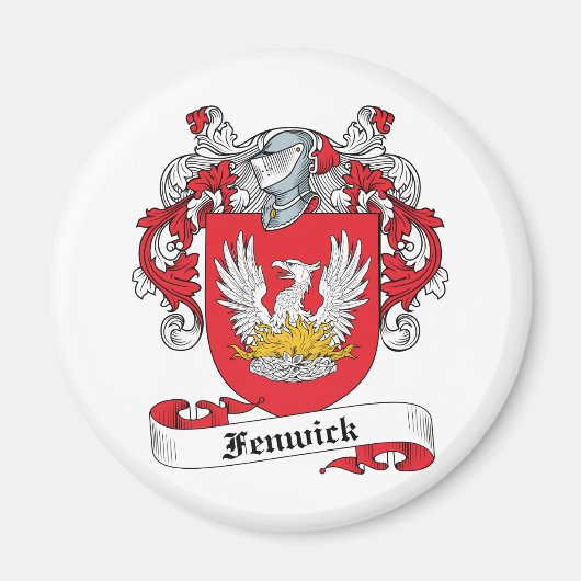 Fenwick Family Crest Magneet (Voorkant)
