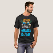 Fenwick Island Delaware Beaches Vacation Party Mat T-shirt (Voorkant volledig)