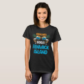 Fenwick Island Delaware Beaches Vacation Party Mat T-shirt (Voorkant volledig)