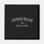 Fenwick Island Delaware _ Fenwick Island De Sailbo Magneet (Voorkant)