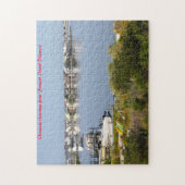 Fenwick Island Delaware. Kerstgroeten Legpuzzel (Verticaal)