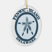 Fenwick Island Keramisch Ornament (Rechts)
