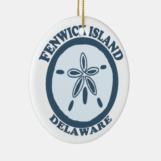Fenwick Island Keramisch Ornament (Rechts)