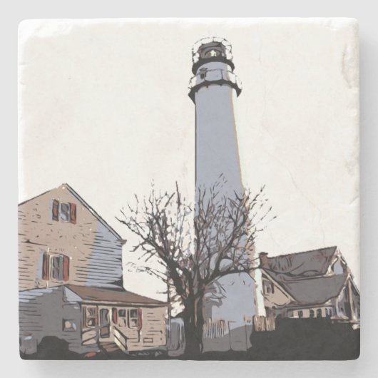FENWICK ISLAND LIGHT STENEN ONDERZETTER (Voorkant)
